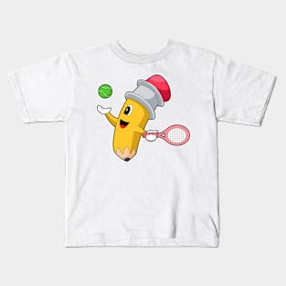 Pencil Tennis Tennis racket Sports Kids T-Shirt